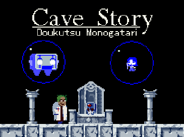 Title screen to Cave Story